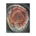 Abstract Concentric Rose Galaxy — Stretched Canvas Wall Art