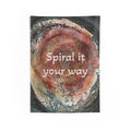 Spiral It Your Way Indoor Wall Tapestry — Abstract Cosmic Spiral Boho Décor