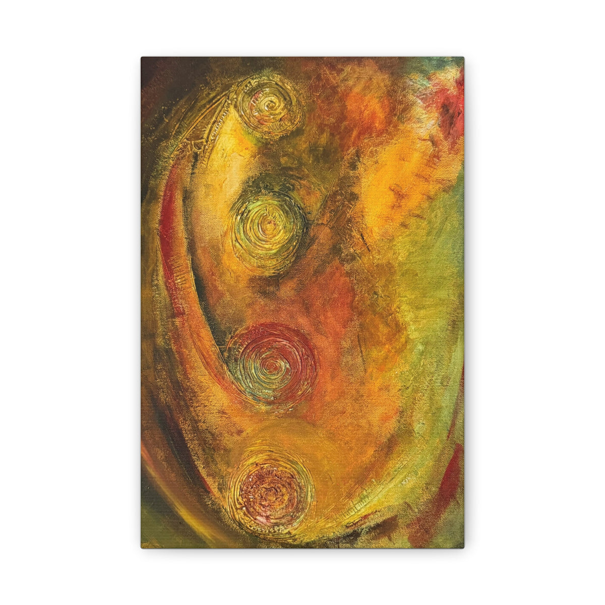 Abstract Spiral Harmony Canvas Print
