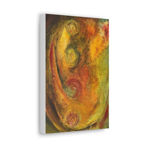 Abstract Spiral Harmony Canvas Print