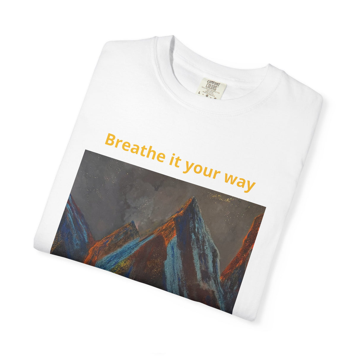 Breathe It Your Way Mountain Art T-Shirt