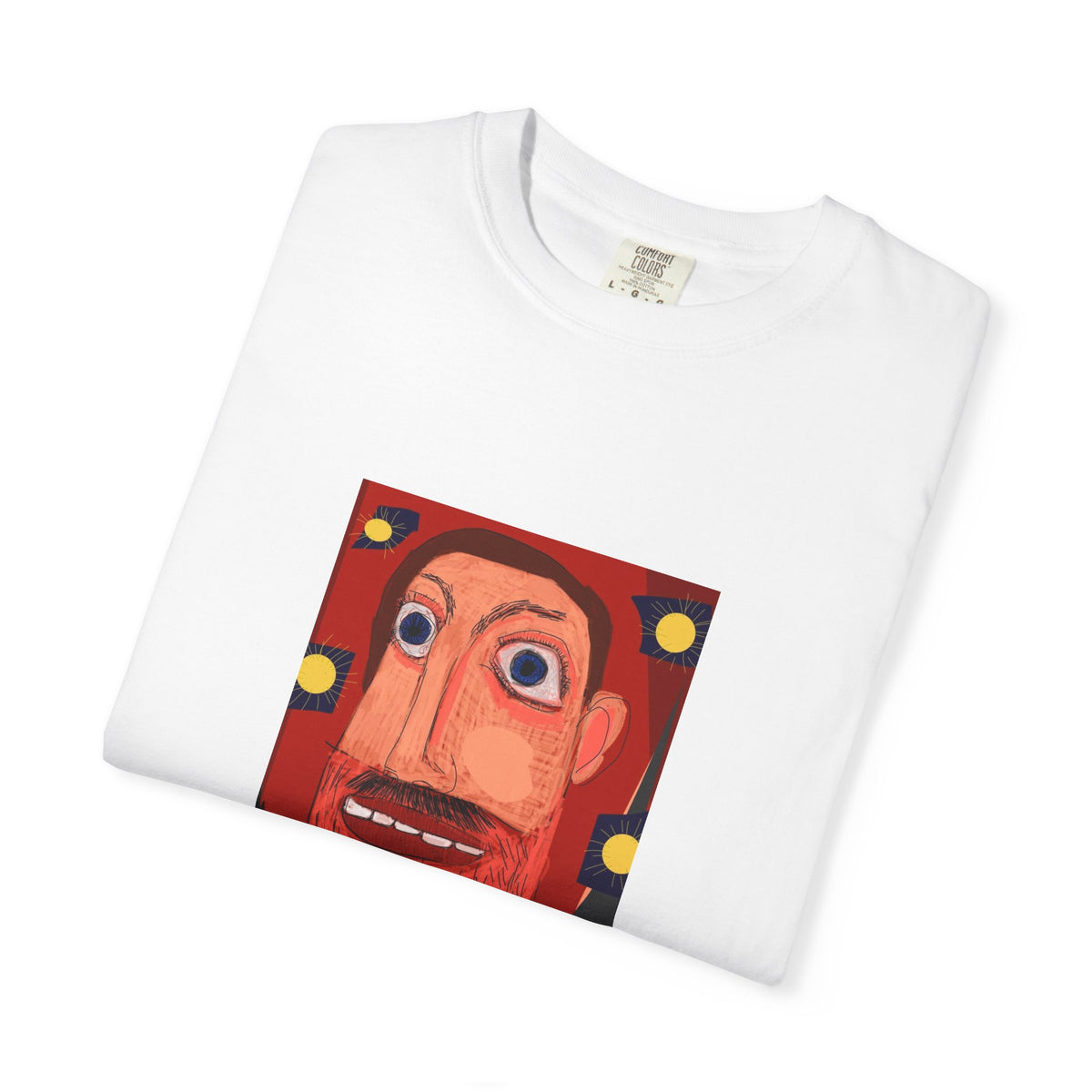 T-Shirt — 'Rise N' Shine' Quirky Portrait Graphic Tee