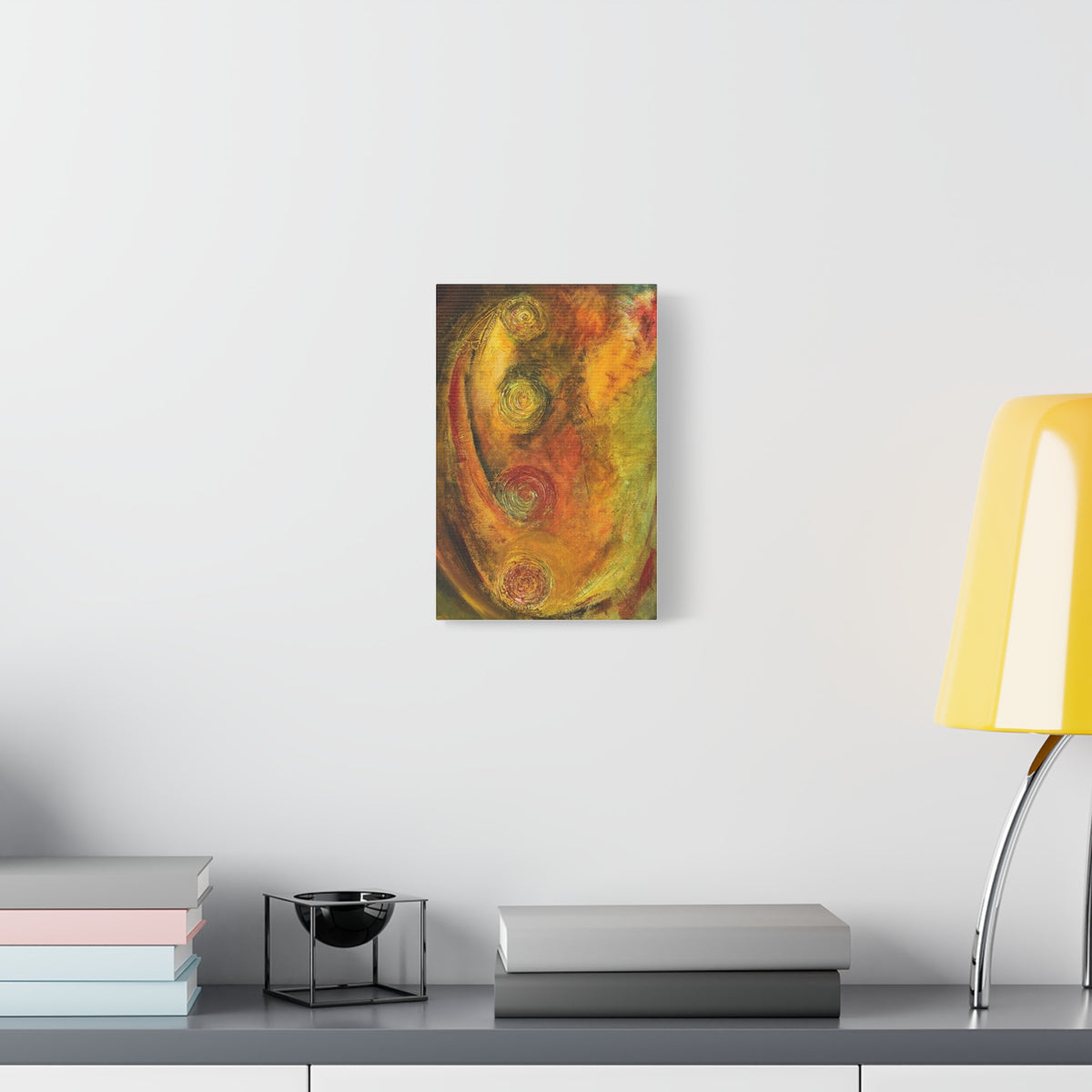 Abstract Spiral Harmony Canvas Print