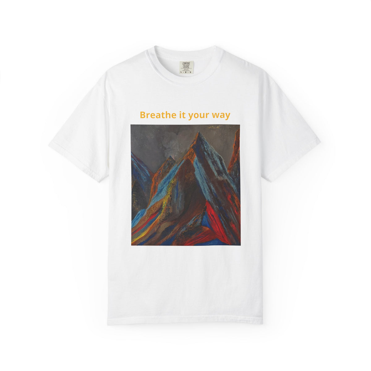 Breathe It Your Way Mountain Art T-Shirt